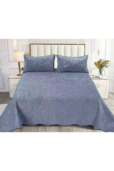 OEM Double Bed Cover and 2 Pillowcases, Quilted Model, Uni, 3 Pieces, 2 Perso...