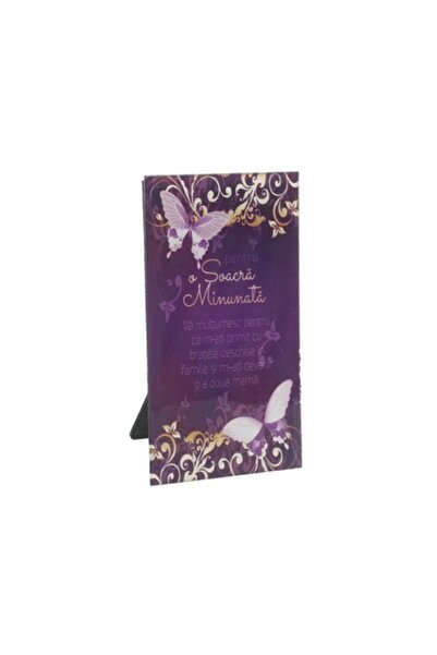 OEM Decorațiune decorativă de perete din sticlă cu urări pentru soacră M1, 10...