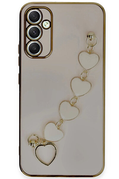 BSN STİL حافظة BSNSHOP لهاتف سامسونج جالاكسي A34 5G من السيليكون - بودرة 1058986