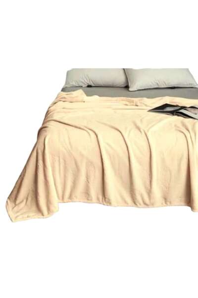 OEM Cocolino Blanket, Tropical Leaves Embossed, Uni, 200x230cm, Beige