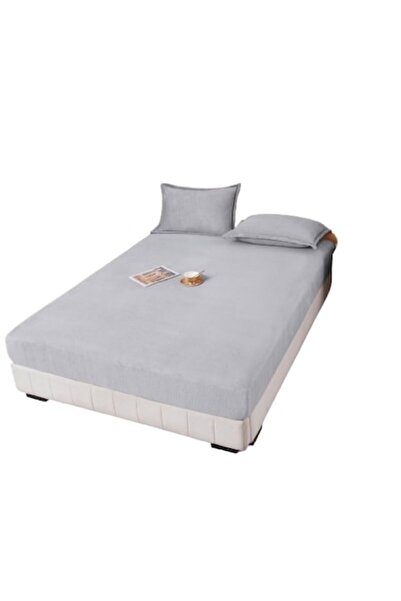 OEM Cocolino Pillowcase and 2 Pillow Covers, 3 Pieces, 160x200cm, Light Gray