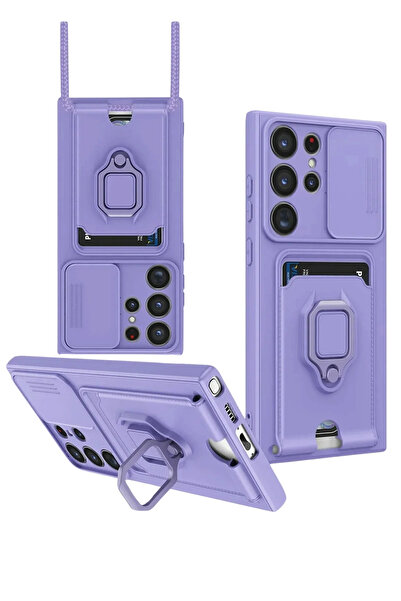 Hulyomer Hub حافظة هوليومر لهاتف سامسونج جالاكسي S25 الترا من السيليكون مع حا...