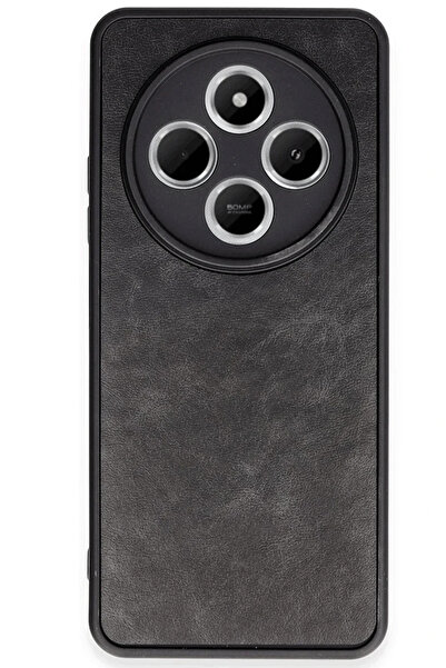 BSN STİL Bsnshop Xiaomi Redmi 14C Case Aras Leather Cover - Black 1058986