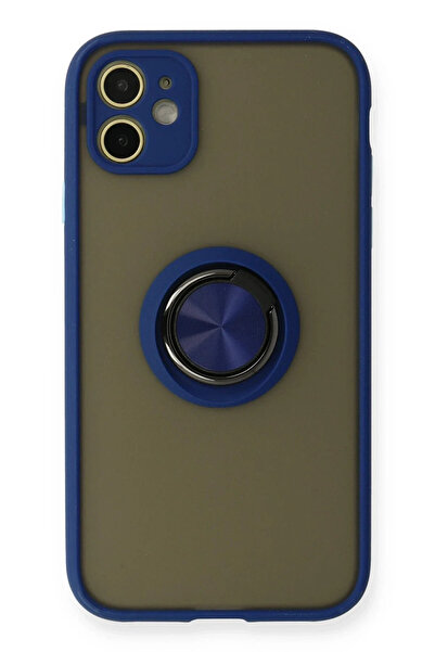 BSN STİL غطاء سيليكون من BSNSHOP 11 مع حلقة مونتريال - أزرق داكن 1058986