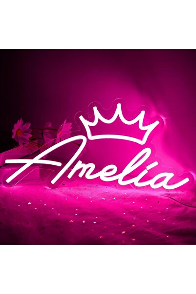 Slasa لوحة نيون تحمل اسمًا مخصصًا، مقاس 14-20 بوصة، مصباح جداري LED شخصي لغرف...