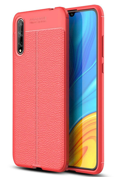 alanova غطاء هواوي بي سمارت إس أوتو فوكس - أحمر 1159677