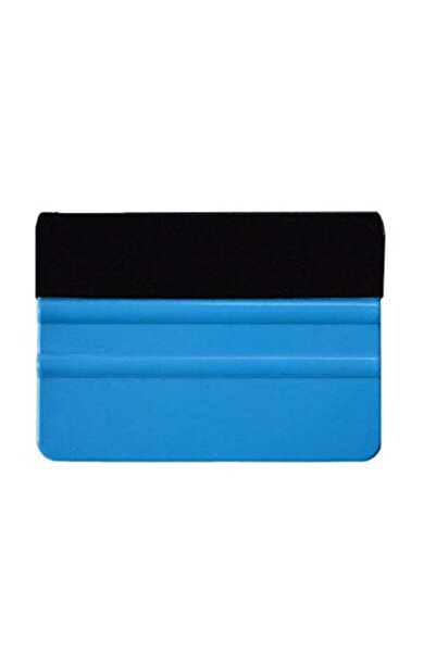 Avex Blue squeegee with velour for applying self-adhesive foil