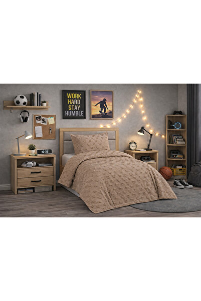 Ceyizza Yumosh Series Single Person Pike/Bedspread Set (2 Pieces)