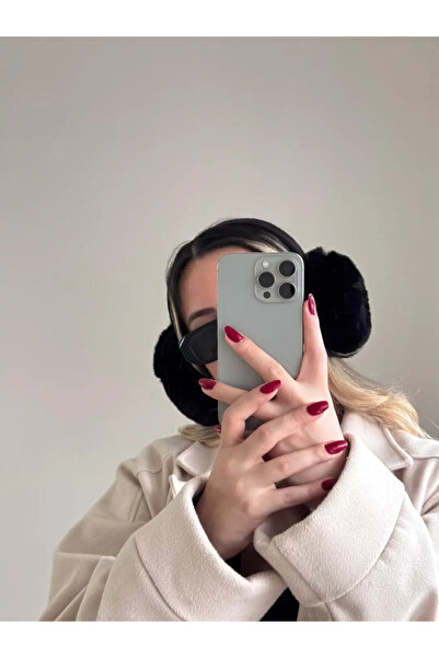 LEROSY CO. Căști de pluș negre