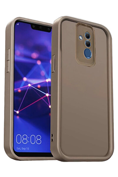 Hulyomer Hub حافظة هوليومر هواوي ميت 20 لايت من السيليكون - بني 1185576