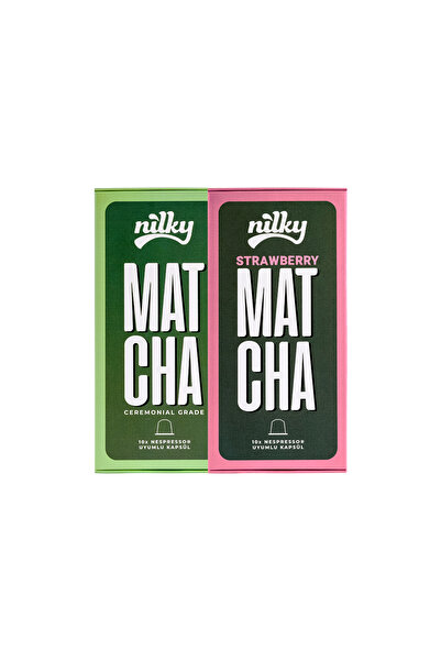 NİLKY مجموعة كبسولات ماتشا 2 × 10 كبسولات