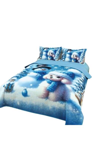 JOJO HOME Christmas Magic Bedspread and Pillowcases Set