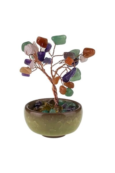 OEM Decorațiune ceramică cu ghiveci și copac de sârmă