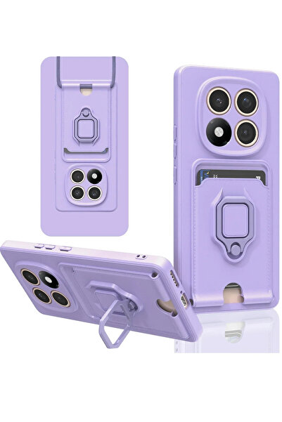 Hulyomer Hub حافظة هوليومر لشاومي ريدمي نوت 14 برو بلس مع حامل بطاقات زوما وح...