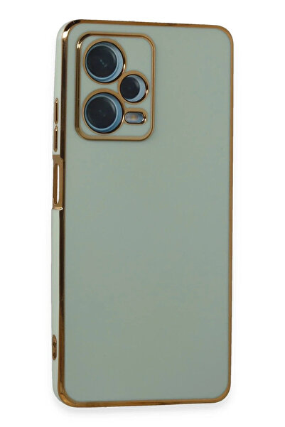 Hulyomer Hub حافظة هوليومر شاومي ريدمي نوت 12 برو بلس من السيليكون - أخضر فات...