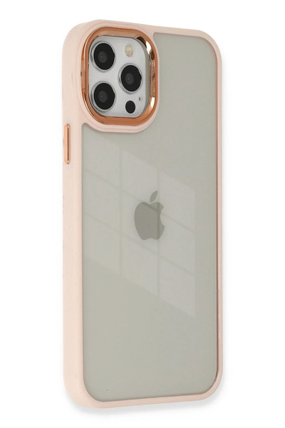 BSN STİL غطاء حماية BSNSHOP لهاتف 12 برو ماكس - غطاء دورة - لون بودرة 1058986