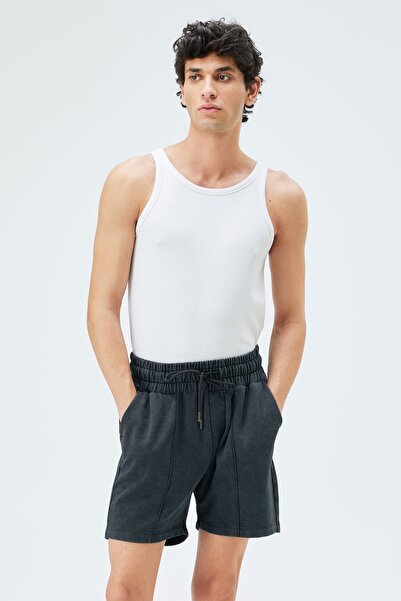 IAMNOTBASIC Σορτς Carter - Ανθρακί