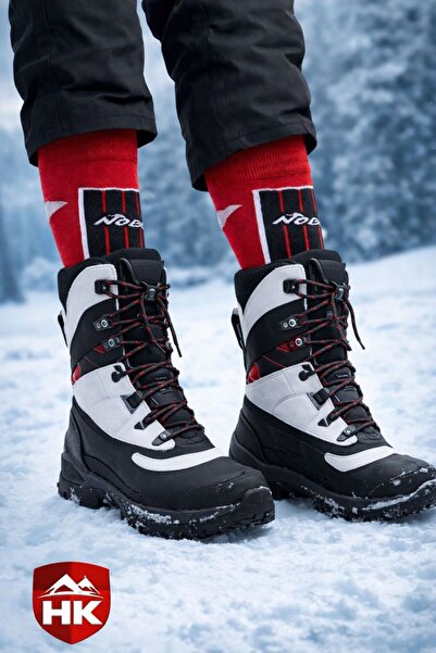 HK SOCKSS Unisex Havlu Kumaş Kayakçı Çorap