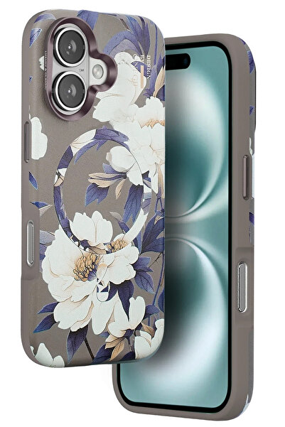 Hulyomer Hub غطاء ماج سيف من سلسلة هوليومر 16 فلاور - رمادي 1185576