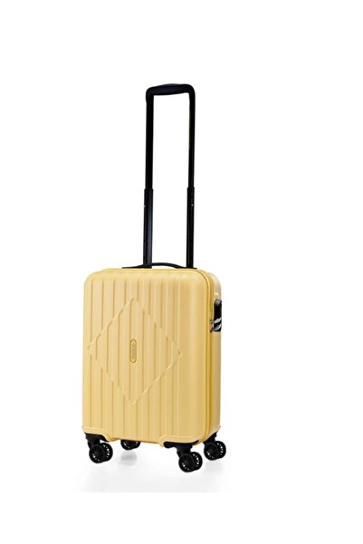 American Tourister Skytrac V2 Hard Spinner 55 cm TSA Yellow -Hard Luggage Cabin