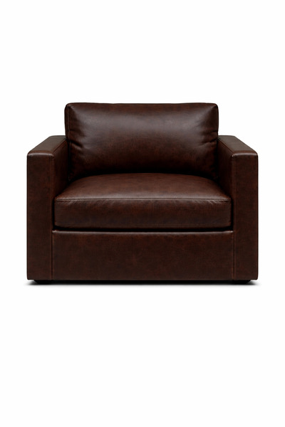 THE IVY CONCEPT STORE ASHFORD Kahverengi Deri Tekli Koltuk