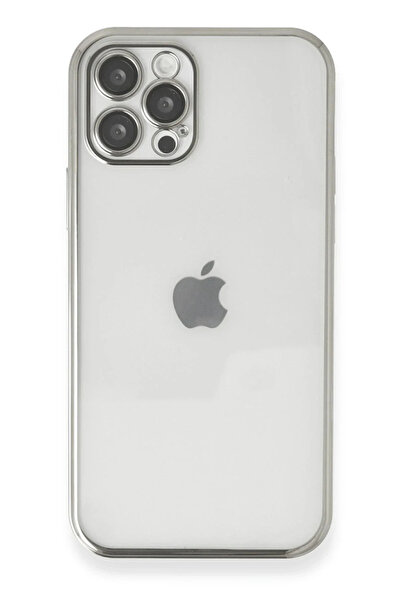 Hulyomer Hub حافظة هوليومر 12 برو من السيليكون مع عدسة - فضي 1185576