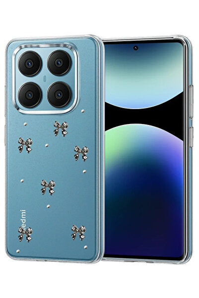 BSN STİL غطاء BSNSHOP Xiaomi Redmi Note 14 Pro 4G بنمط الفيونكة - نمط 5 1058986