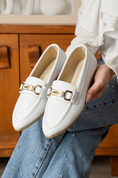 topukludünyası Chic Buckle Women's Ballerinas