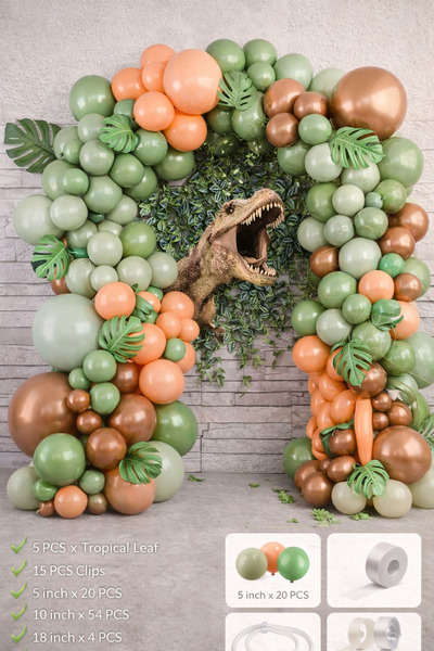 ENG PARTİ DÜNYASI 100 Piece Safari Balloon Concept - Eng-B1086