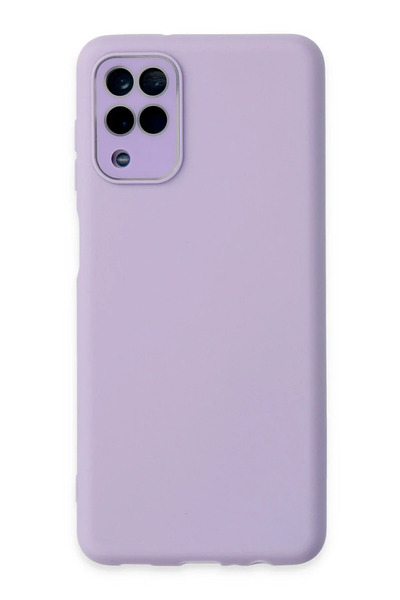 BSN STİL Bsnshop Samsung Galaxy A22 Case Launch Glass Cover - Lilac 1058986