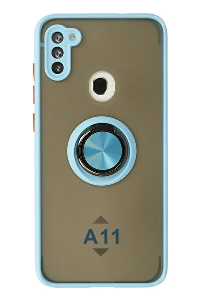 Hulyomer Hub غطاء سيليكون لهاتف سامسونج جالاكسي A11 من هوليومر مع حلقة مونتري...