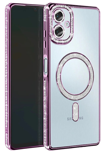 Hulyomer Hub حافظة هوليومر سامسونج جالاكسي A06 جوكي سيملي ماجنيتيسيف - بنفسجي...