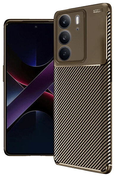 Hulyomer Hub غطاء كربون هوليومر ريلمي سي 75 4 جي بتركيز تلقائي - بني 1185576