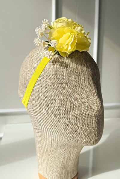 SUBU TASARIM شعر أشقر بتفاصيل زهرية Sbt6010