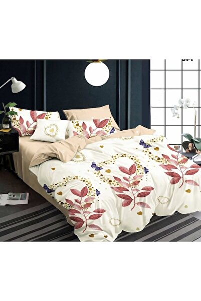 Pucioasa Set Lenjerie Pat Dublu, Pucioasa, Finet, 6 Piese, 2 Persoane, Imprim...