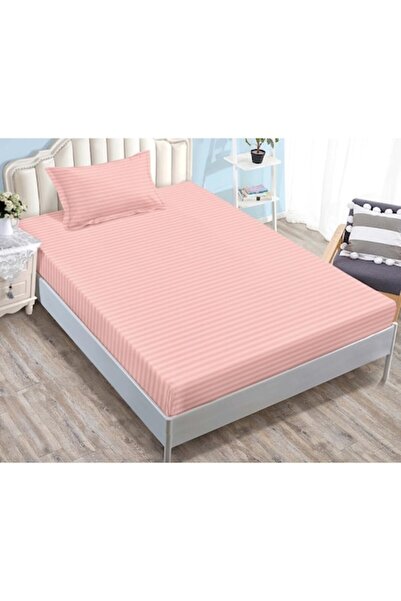 OEM Elastic Bed Cover and 1 Pillowcase, Sonia-Home, Damask, 1 Person, Uni, 90...