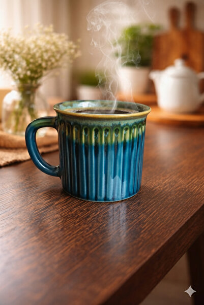 atamergrup El Yapımı Seramik Kupa