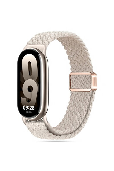 Tech-Protect NylonMag Strap for Xiaomi Smart Band 8 / 9, Beige