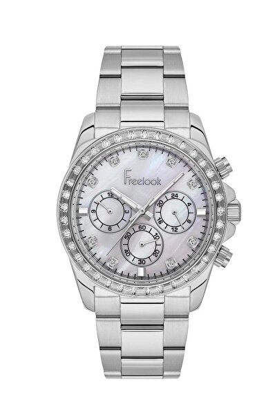 Freelook Fl.1.10468-1 Functions Active Stone Design Steel Case Steel Band Met...