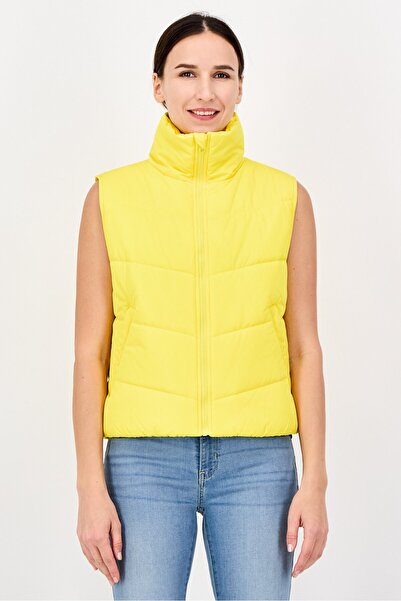 Vans Women Plain Puffer Jacket, Yellow