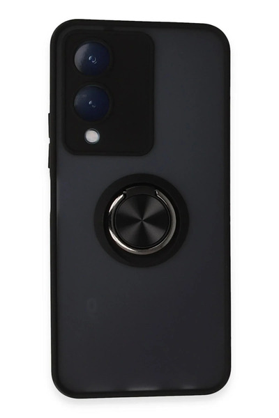 BSN STİL غطاء حماية من السيليكون من BSNSHOP لهاتف Vivo Y17S مع حلقة مونتريال ...