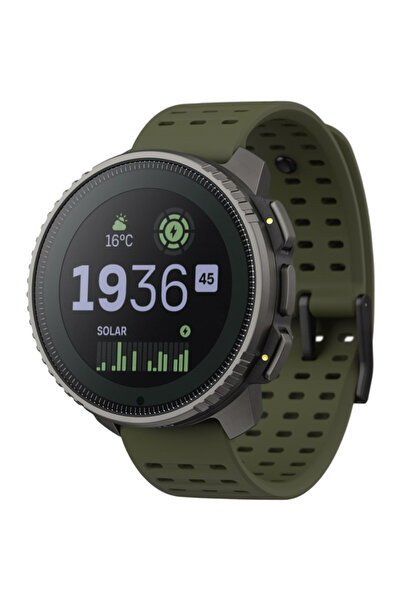 Suunto Ceas sport Vertical Titanium Solar Canyon, 10ATM, Silicon, 49mm, Forest