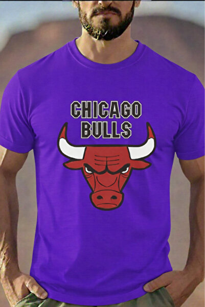 New Shine CHICAGO BULLS IMPRIMAT UNISEX tricou