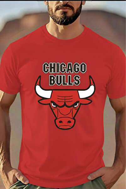 New Shine CHICAGO BULLS IMPRIMAT UNISEX tricou