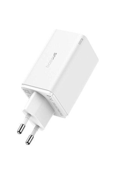Baseus GAN6 Pro Fast Charger, 2xUSB-C + 2xUSB, 65W Alb