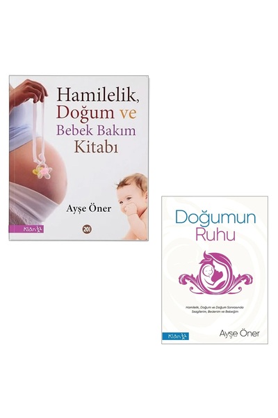 Klan Yayınları Ayşe Öner 2 Kitaplık Set ( Hamilelik Doğum ve Bebe kBakımı # D...