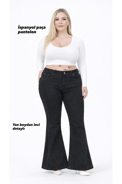 EYLÜLXXL Spanish Legs Large Size Jeans Pants
