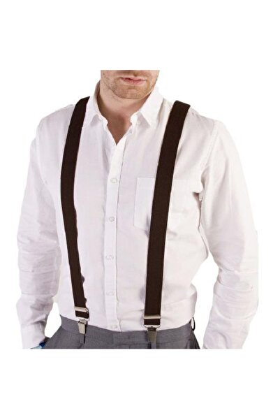 Avex Bretele elegante pentru pantaloni, inguste, tip Y cu 3 catarame, culoare...