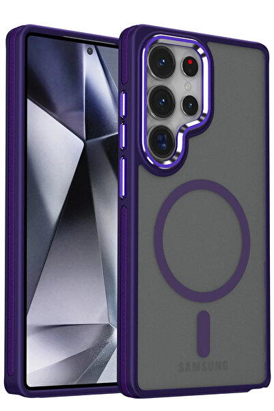 BSN STİL غطاء BSNSHOP لهاتف سامسونج جالاكسي S25 ألترا وينر ماج سيف - أرجواني ...