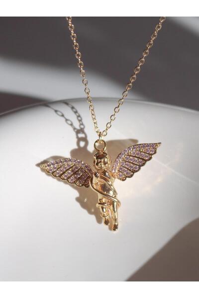 Reorah Collection Zircon Stone Angel Necklace